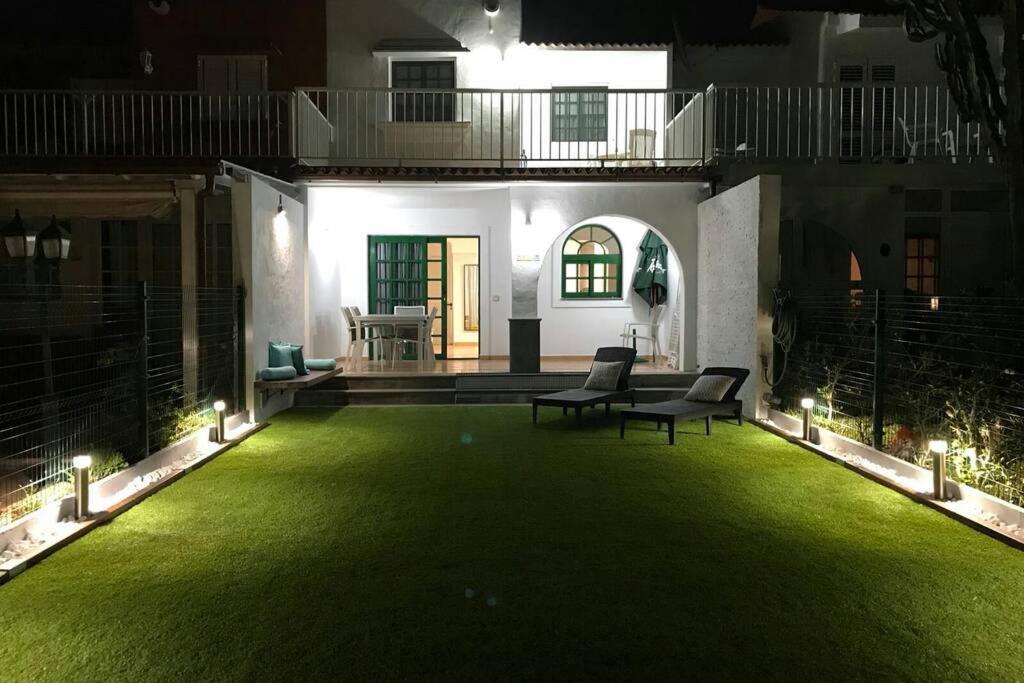 Dúplex con jardín y buenas vistas Maspalomas (Gran Canaria) Exterior foto